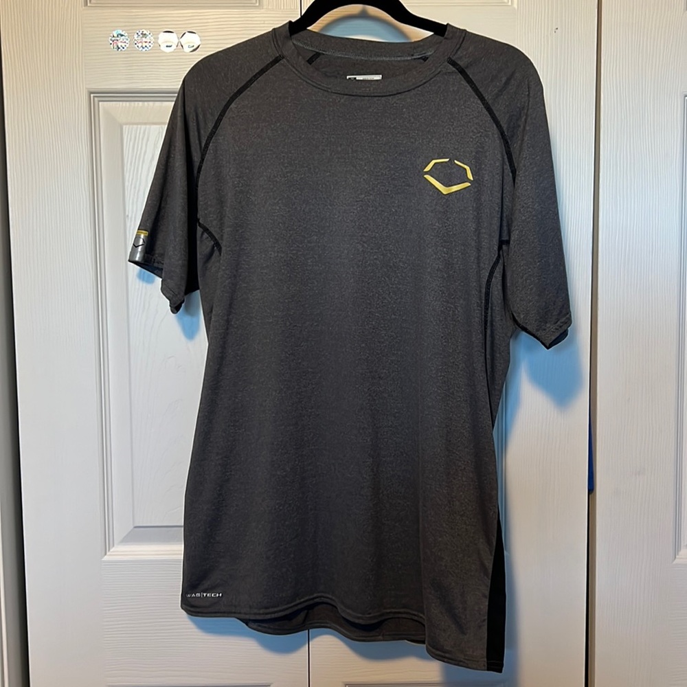 Evoshield Baseball Grey Short Sleeve Shirt